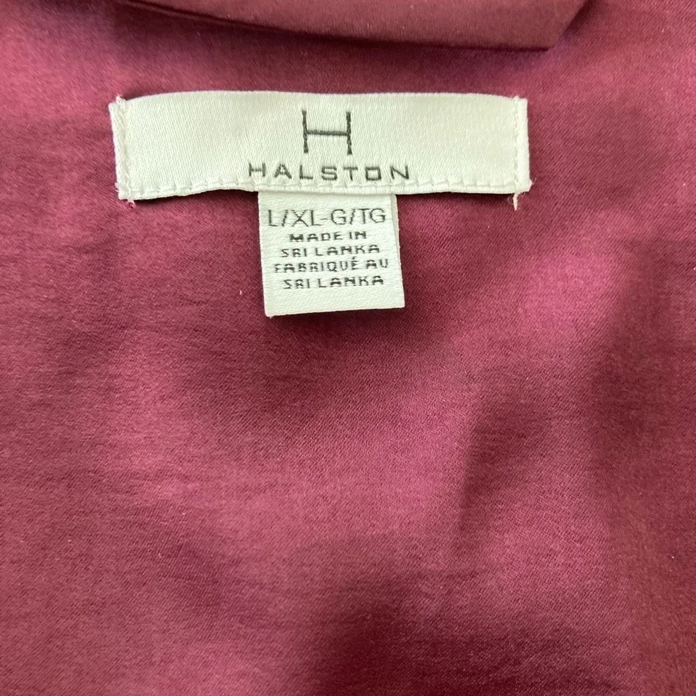 H by Halston Red Velvet duster or Dress Size L/XL
